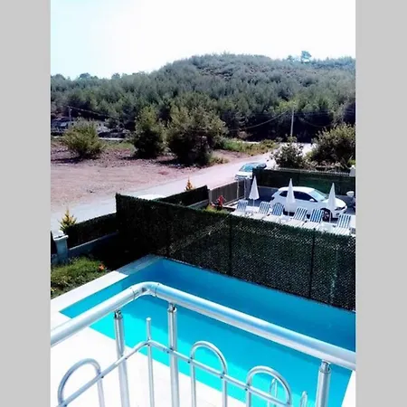 Private Villa With Pool In Fethiye Calis Beach Вилла *
